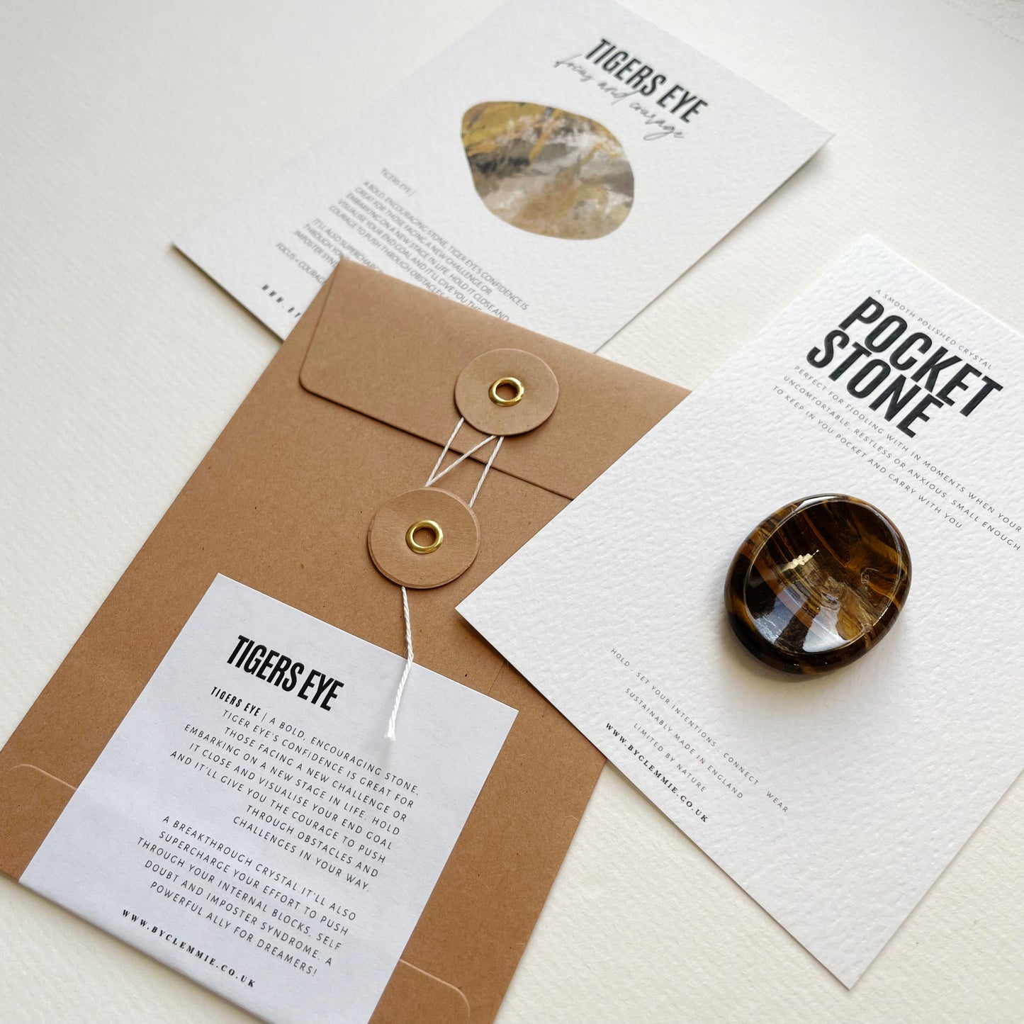 Pocket Worry Stone | Tigers Eye