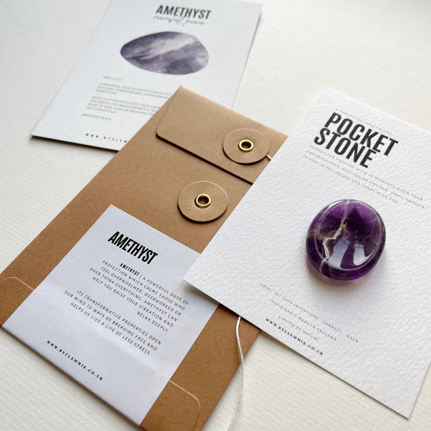 Pocket Worry Stone | Amethyst