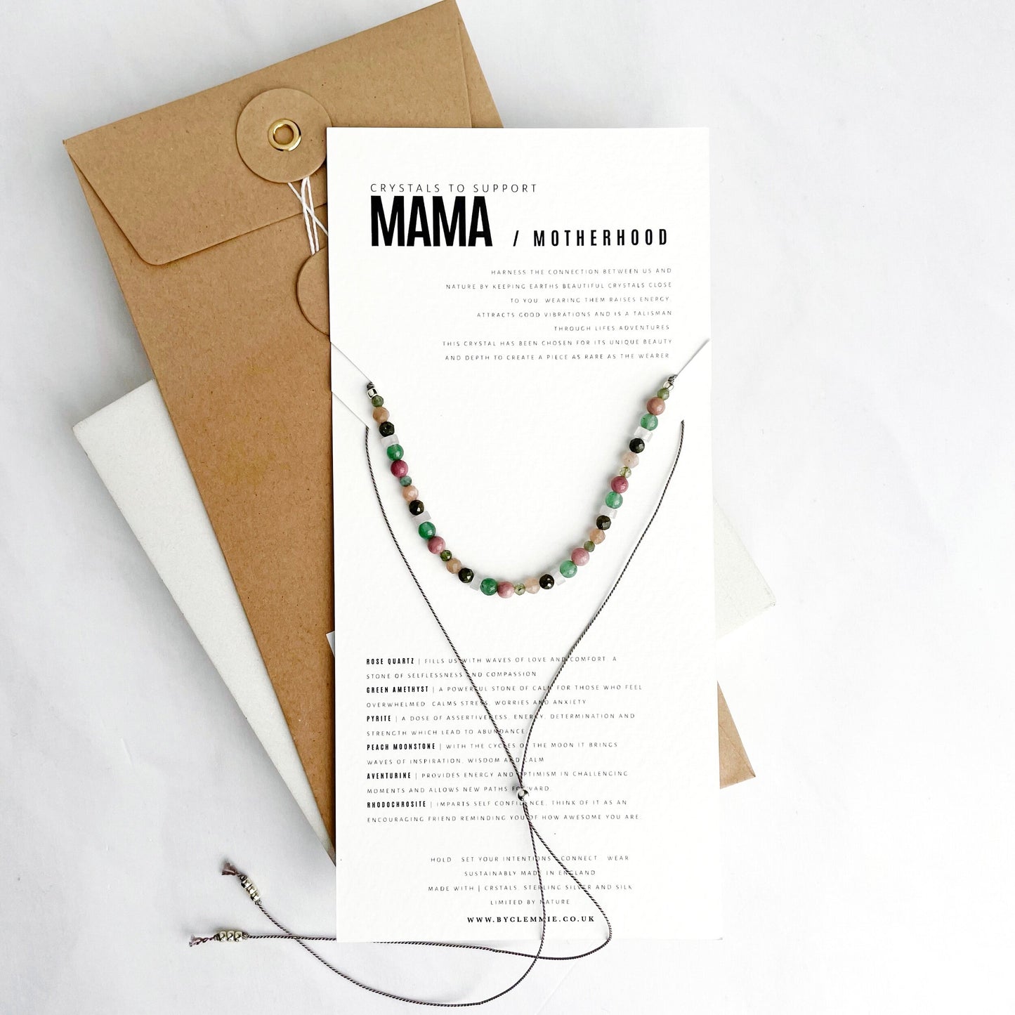 CRYSTAL KIT NECKLACE | MAMA / Motherhood