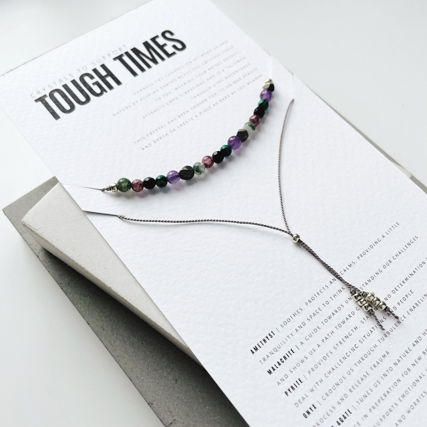 CRYSTAL KIT BRACELET | TOUGH TIMES