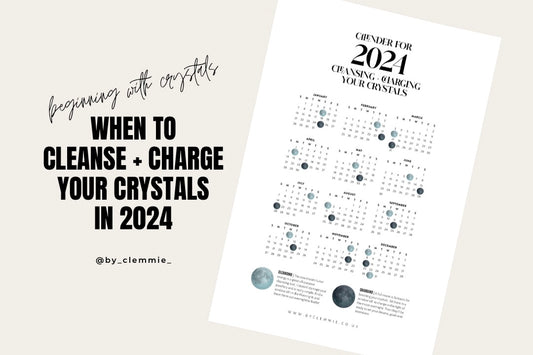 How and When in 2024 to Charge + Cleanse Your Jewellery - Beginners Guide