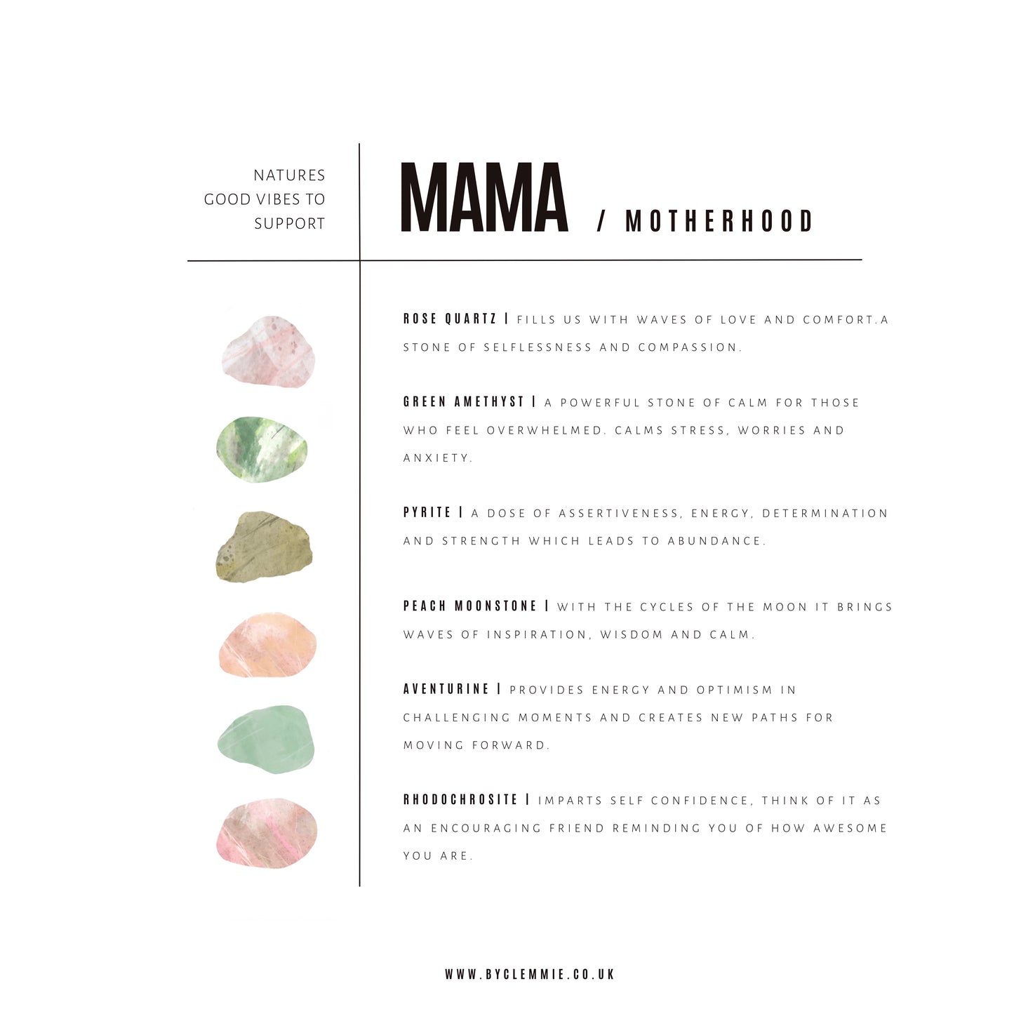 Crystal Recipe | Mama / Motherhood | Bracelet