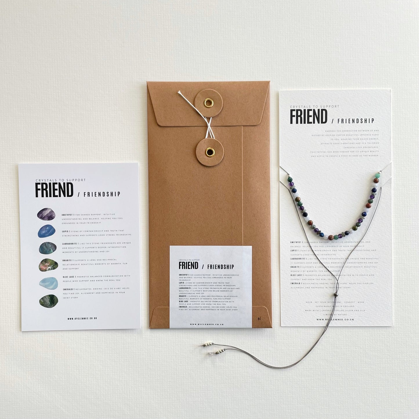 Crystal Recipe | Friend / Friendship | Necklace