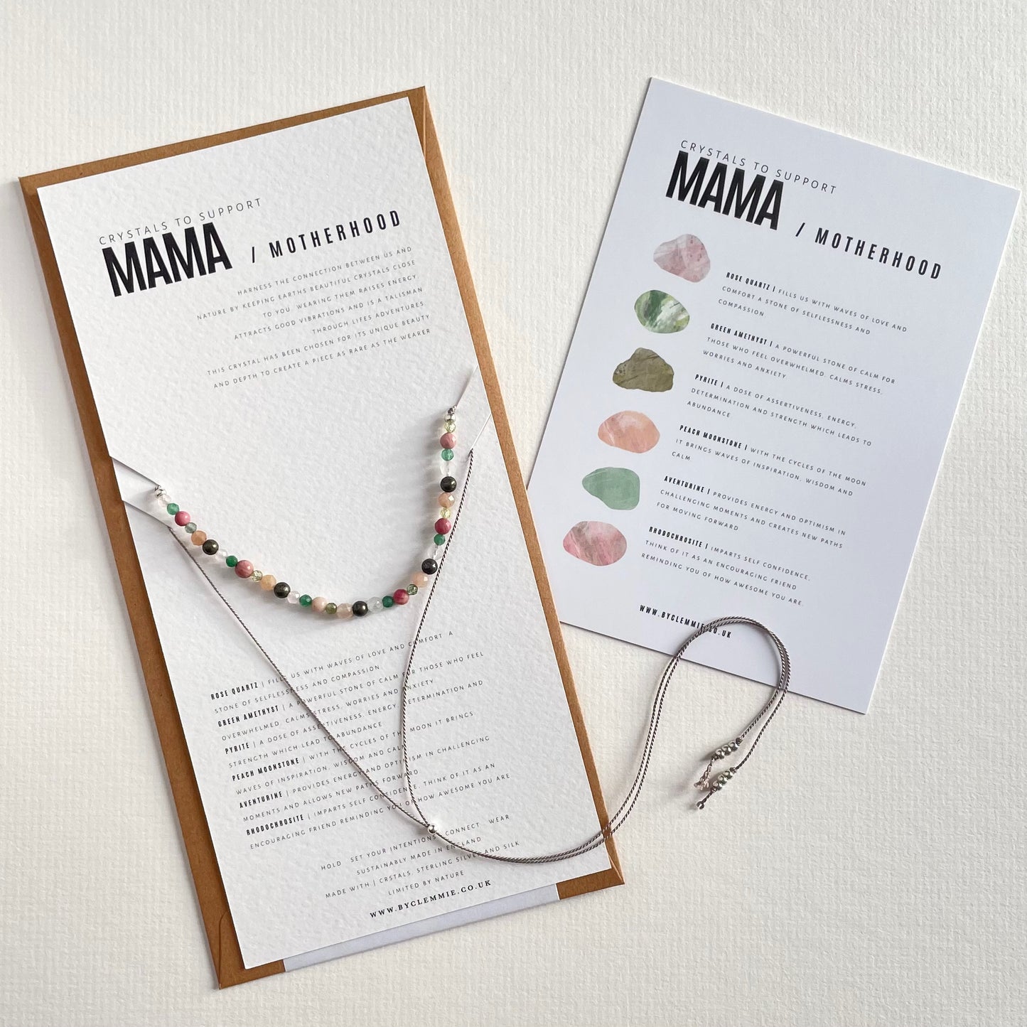 Crystal Recipe | Mama / Motherhood | Necklace