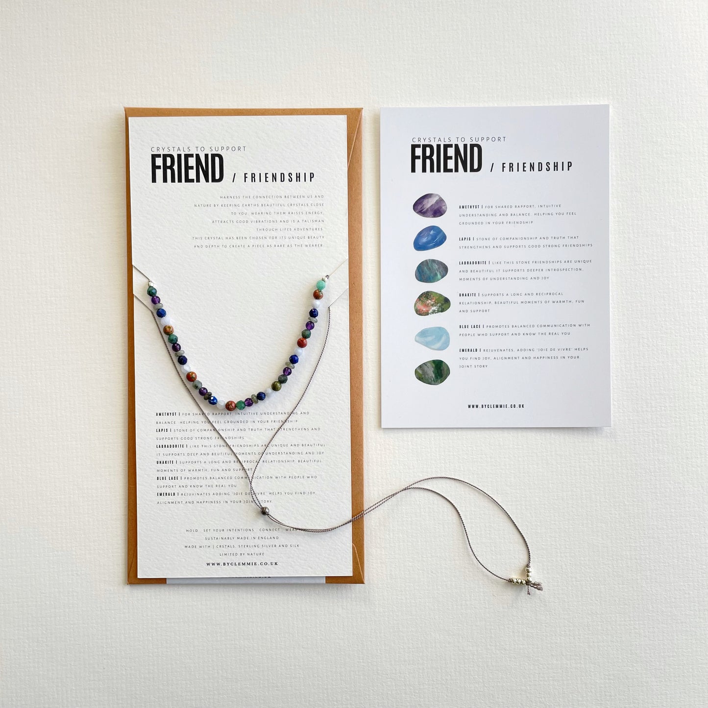 Crystal Recipe | Friend / Friendship | Necklace