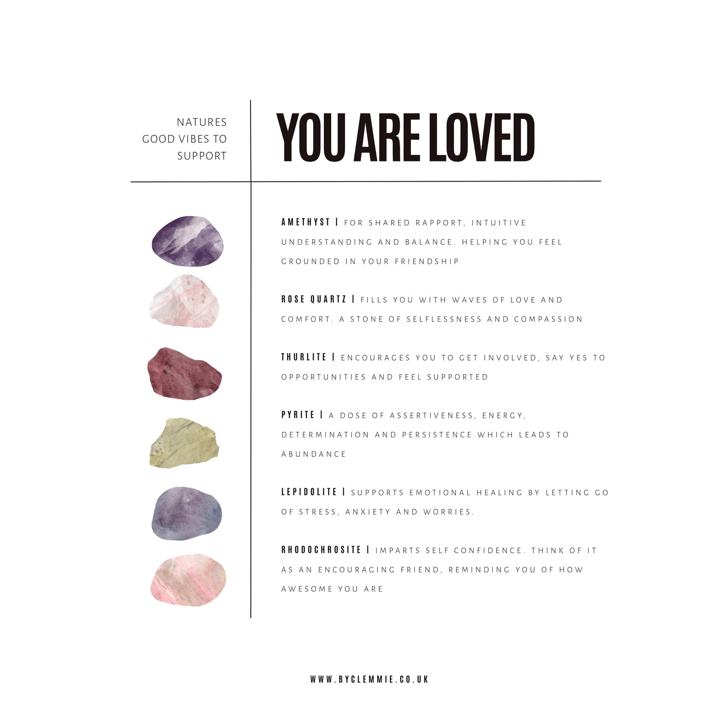 Crystal | You Are Loved | Necklace