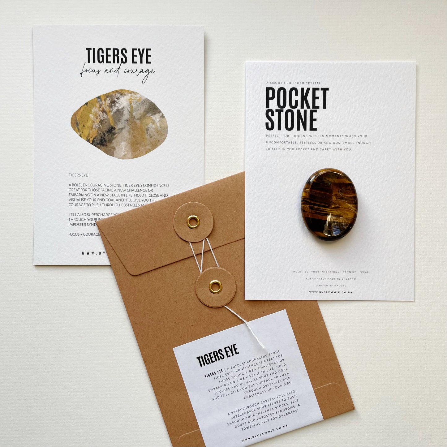 Pocket Worry Stone | Tigers Eye
