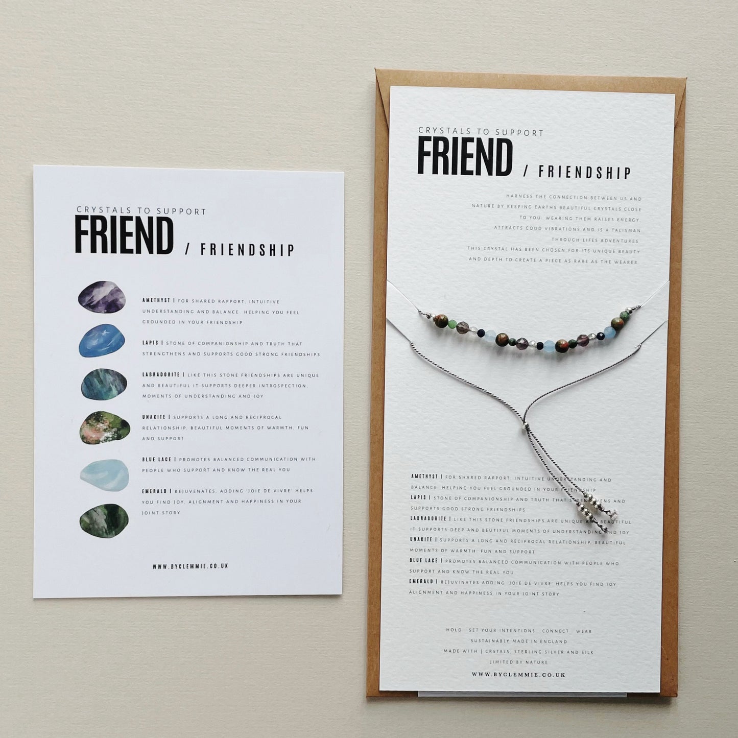 Crystal Recipe | Friend / Friendship | Bracelet